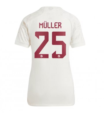 Bayern Munich Thomas Muller #25 Tredje Tröja Dam 2023-24 Kortärmad